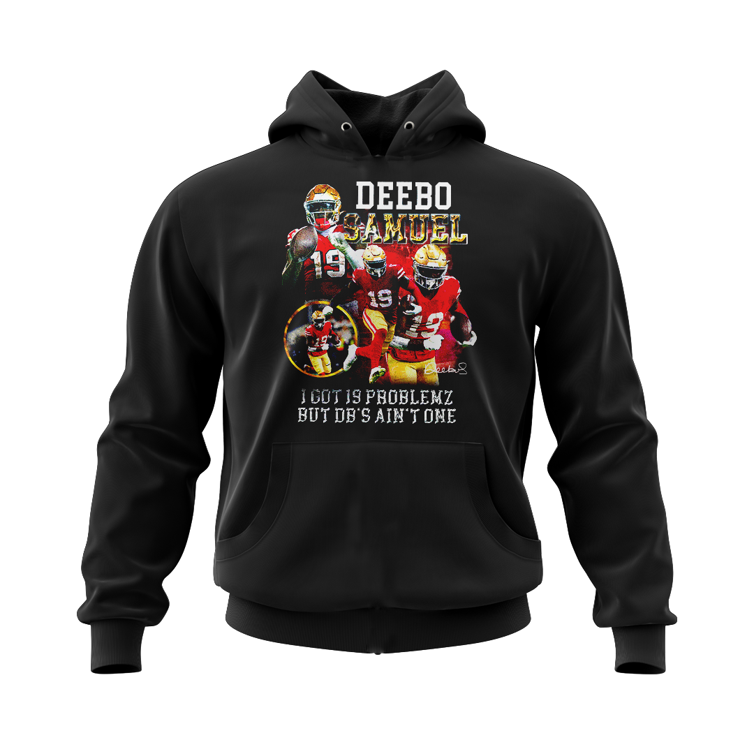 SAN FRANCISCO 49ERS DEEBO SAMUEL #19 DK SS PO HOODIE (BLACK/RED) – Pro  Standard