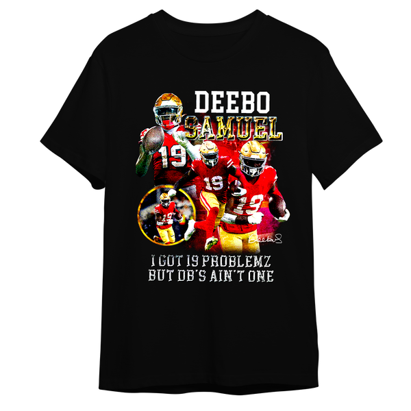 Deebo samuel wearing deebo samuel is back shirt - Trend T Shirt Store Online