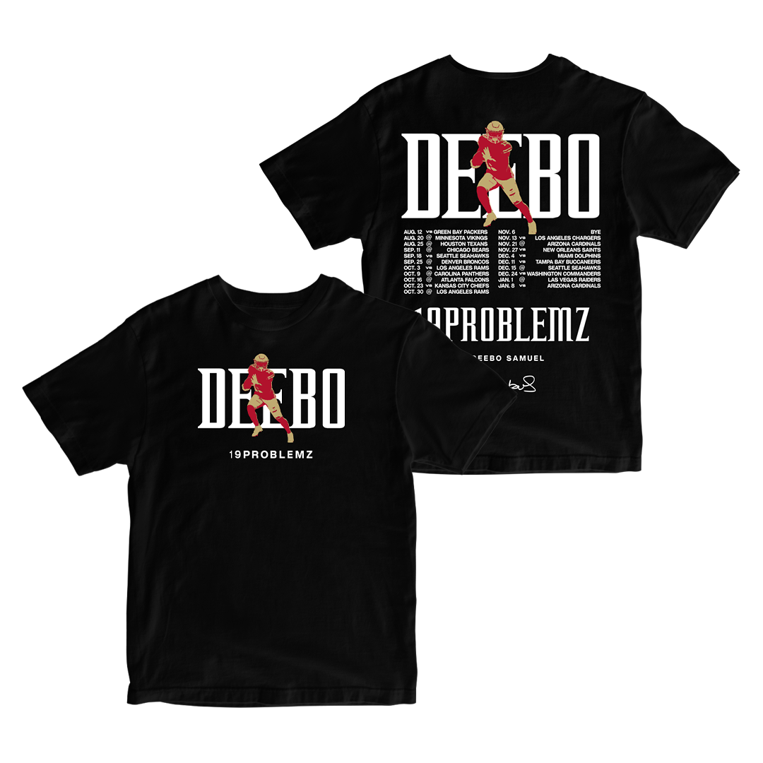 19 Problemz 2022 Schedule Kid Shirt - Deebo Samuel Shop