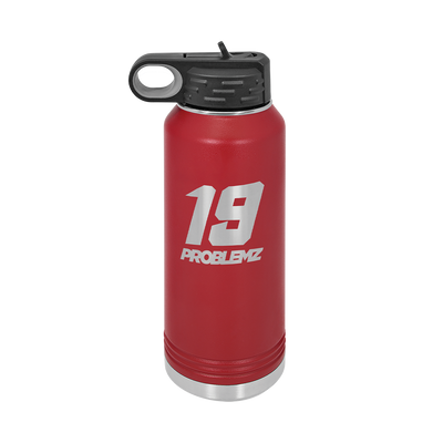 19 Problemz Logo WATER BOTTLE