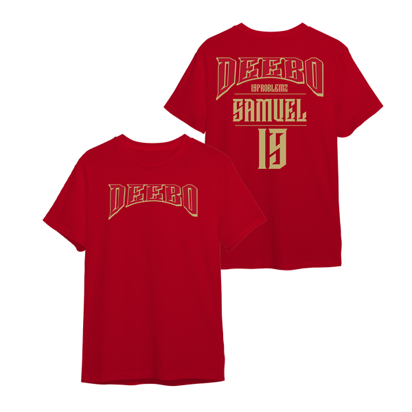 Deebo Samuel Gold Chain Premium T Shirt in Mens Sizes S-3XL in 